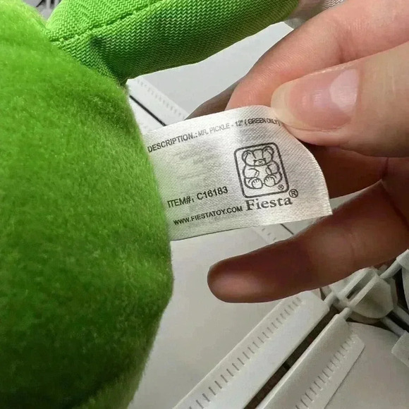 Mr. Pickle Plush 15" inch W/ legs Soft Green - Picture 3 of 3